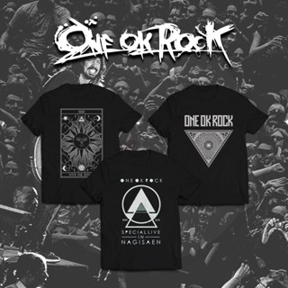 T-shirt  เสื้อยืด พิมพ์ลายวง One Ok Rock Series DTG CornitS-5XL