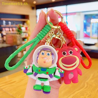 Timehee พวงกุญแจรถยนต์ จี้ Toy Story สามตา สตรอเบอร์รี่ หมี ของขวัญ สําหรับเด็กผู้ชาย 1 ชิ้น