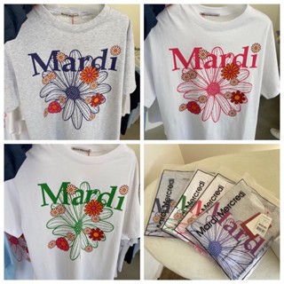 📦 พร้อมส่ง  เสื้อ mardi mercredi ลาย flower t-shirt ของแท้ 100% จากช้อป