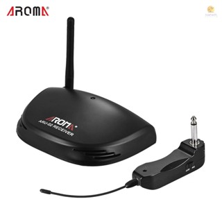 Tosw)aroma ARU-02 เครื่องรับส่งสัญญาณเสียงดิจิตอลไร้สาย UHF พร้อมสาย USB สําหรับกีตาร์ เบส