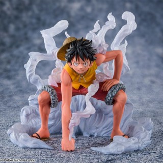 โมเดลฟิกเกอร์การ์ตูนอนิเมะ One Piece ZERO Super Fierce Battle Scene Second-speed Luffy แฮนด์เมด ของขวัญ ของเล่นสําหรับเด็ก