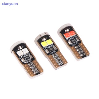 Xianyuan หลอดไฟ LED T10 W5W 6SMD 3030 ขนาดเล็ก สําหรับติดตกแต่งภายในรถยนต์ XY 2 ชิ้น