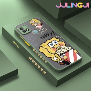 เคสซิลิโคนนิ่ม แบบใส ขอบสี่เหลี่ยม ลายการ์ตูนสพันจ์บ็อบ กันกระแทก สําหรับ Infinix Hot 10i Smart 5 Pro X695B X658E