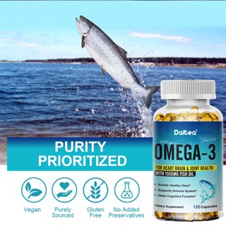 Omega-3 อาหารเสริมน้ํามันปลา ดูดซึมง่าย สําหรับหัวใจ สมอง ฟังก์ชั่นการรับรู้ และการสนับสนุนภูมิคุ้มกัน อาหารเสริมน้ํามันปลา