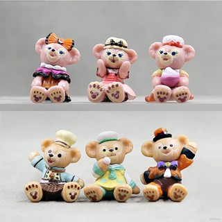 Ag โมเดลฟิกเกอร์ Disney Duffy ShellieMay ของเล่นสําหรับเด็ก 3 ชิ้น