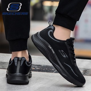 Skechers_ DLUX FITNESS รองเท้าวิ่งลําลอง ผ้าตาข่าย ระบายอากาศ คุณภาพสูง สําหรับผู้ชาย