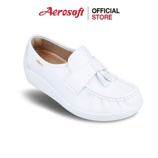 Aerosoft (แอโร่ซอฟ) รองเท้าพยาบาล รองเท้าเพื่อสุขภาพ รุ่น NW9091 สีขาว