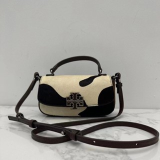 Tory Burch Britten Series Napa Cowhide กระเป๋าสะพายไหล่ สะพายข้าง หนังวัว ขนาดเล็ก กันขนเฟอร์