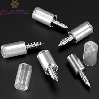 【COLORFUL】Self-tapping Screws 25.5*7.5mm 40pcs Anti-oxidation Cold Rolled Steel Dust-proof