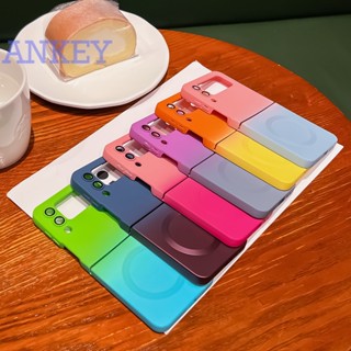 for Samsung Galaxy Z Flip5 Flip4 Flip3 Fold4 Fold3 Phone Case Ins Laser ZFlip4 Zfold3 Foldable Protective Case Bracelet