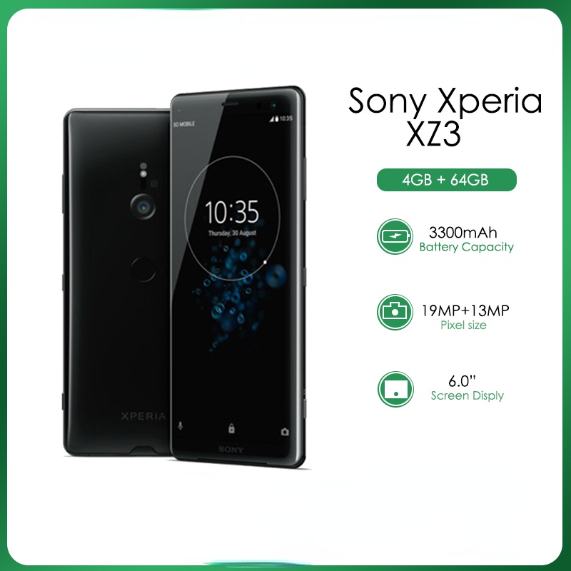 Sony Xperia XZ3 H8416 สมาร์ทโฟน แรม 4GB รอม 64GB รอม 6.0 นิ้ว P-OLED 19MP 3300mAh โทรศัพท์มือถือ Android