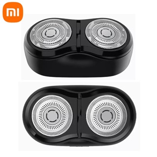 ของแท้ Xiaomi Mijia หัวใบมีดโกนหนวดไฟฟ้า MSXT201 พร้อมหัวคู่ หมุนได้ สําหรับเครื่องโกนหนวดไฟฟ้า Xiaomi Mijia S100