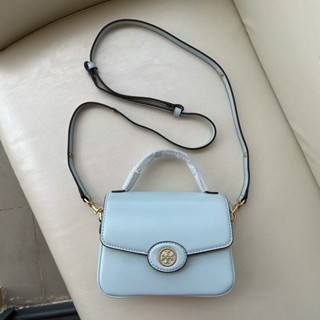 **เงา** กระเป๋า Tory Burch SMALL ROBINSON SPAZZOLATO TOP-HANDLE BAG สินค้าใหม่ ของแท้