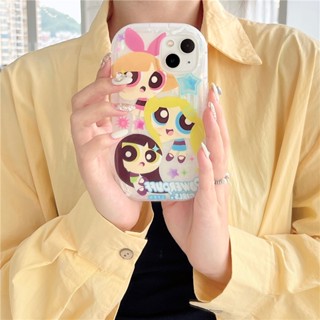 เคสโทรศัพท์มือถือ ซิลิโคน กันกระแทก ลายการ์ตูนอนิเมะ Powerpuff Girls น่ารัก สร้างสรรค์ สําหรับ Iphone 12 11 13 14 PRO MAX 14 13ProMax 12 13pro 11 14pro