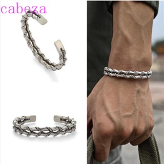 CABEZA เครื่องประดับ สร้อยข้อมือ เปิดได้ สไตล์ฮิปฮอป วินเทจ พังก์ สตรีท สําหรับผู้ชาย