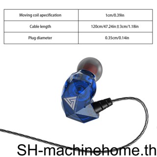 Qkz AK2 หูฟังแบบมีสาย HiFi เสียงเบสหนัก 3 5 มม.