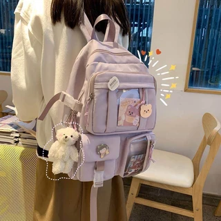 🔥กระเป๋านักเรียน ล้ำสมัย และน่ารัก กันน้ำความจุขนาดใหญ่ นักเรียนประถม นักเรียนมัธยมต้น นักเรียนมัธยมปลาย