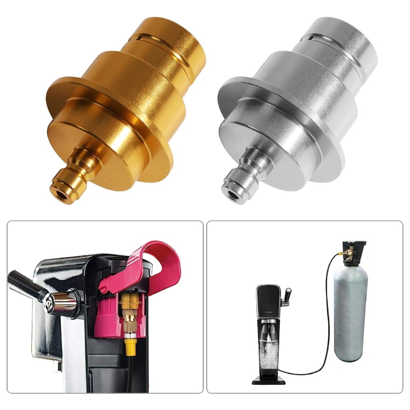 PEPA การเชื่อมต่อการแทรกอย่างรวดเร็วอลูมิเนียมสําหรับเครื่องทําน้ํา Sodastream DUO TERRA