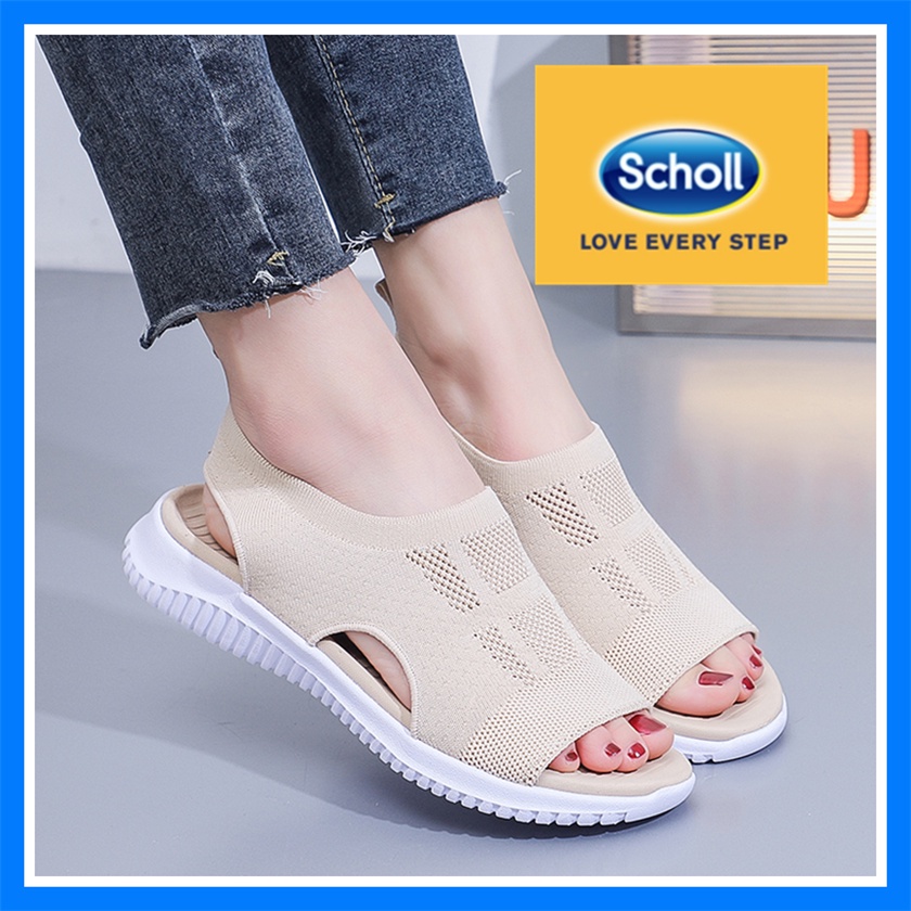 scholl รองเท้าสตรี รองเท้าลำลองสไตล์เกาหลี รองเท้าสตรี รองเท้าสตรี รองเท้าสตรี