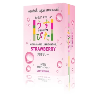 เจลหล่อลื่นอุสุปิตะ 3กลิ่น สูตรน้ำ [USU-PITA NATURAL] 1 กล่องบรรจุ 4 ชิ้น (6 ml./ชิ้น)