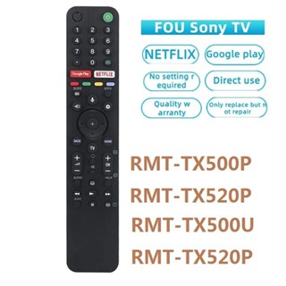 ใหม่ รีโมตคอนโทรล RMF-TX500P สําหรับสมาร์ททีวี Sony Voice 4K KD65X75CH KD85X8500G KD55X9000H KD85X9500G KD65A8H