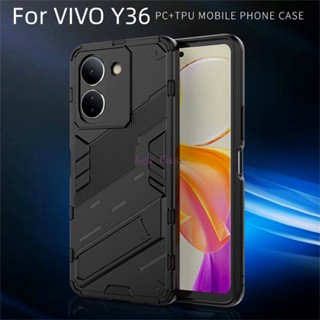 เคสโทรศัพท์มือถือแบบแข็ง กันกระแทก กันรอยกล้อง สไตล์พังก์ สําหรับ Vivo Y36 4G 5G VivoY36 Y78