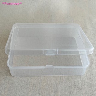Purelove&gt; กล่องพลาสติกใส Pp สําหรับใส่จัดเก็บของ
