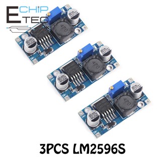 โมดูลพาวเวอร์ซัพพลายสเต็ปดาวน์ LM2596s DC-DC 3A LM2596 24V 12V 5V 3V ปรับได้ 3 ชิ้น