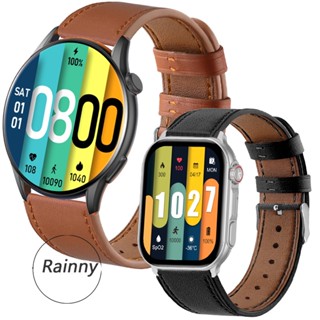 สายนาฬิกาข้อมือ สายหนัง สําหรับ Kieslect K11 K10 KS KR Pro Smart watch