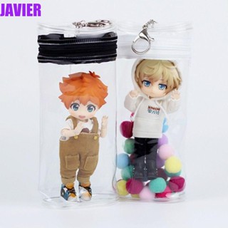 JAVIER กระเป๋าเป้สะพายหลัง พลาสติกใส กันน้ํา สําหรับตุ๊กตา GSC Ob11 BJD 1/12 Obitsu11