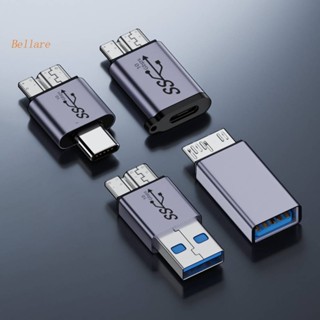 อะแดปเตอร์ USB-A Type-C เป็น Micro B HDD 10Gbps ความเร็วสูง 7.5W สําหรับสายเคเบิลฮาร์ดไดรฟ์ [Bellare.th]