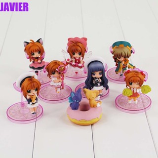 โมเดลฟิกเกอร์ PVC อนิเมะ Cardcaptor Sakura Kero Li Syaoran Tomoyo Sakura ของเล่น ของสะสม ของขวัญคริสต์มาส สําหรับเด็ก