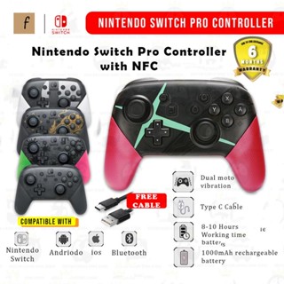 Nintendo Switch Pro ตัวควบคุม 1:1 คุณสมบัติเต็มรูปแบบ พร้อม NFC MONSTER HUNTER RISE