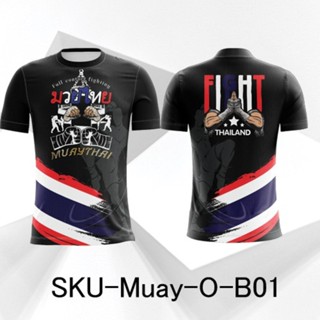 เสื้อกีฬามวยไทย พิมพ์ลาย เกรดพรีเมี่ยม ระบายอากาศได้ดี สําหรับออกกําลังกาย