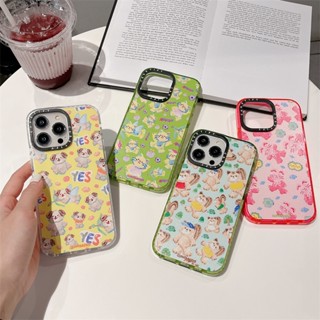 Casetify เคสโทรศัพท์มือถือ พลาสติก TPU กันกระแทก ลายตัวอักษร Slowcoaster แต่งกลิตเตอร์ มีลายด้านข้าง สําหรับ iPhone 14 13 12 11 Pro Max 14 Plus