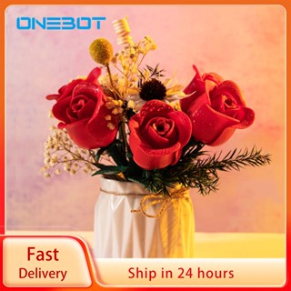 Onebot โมเดลช่อดอกกุหลาบ 3D ของเล่น ของขวัญ สําหรับตกแต่งบ้าน