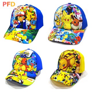 หมวกเบสบอล ลายการ์ตูนโปเกม่อน ปิกาจู สําหรับเด็ก Pokemon