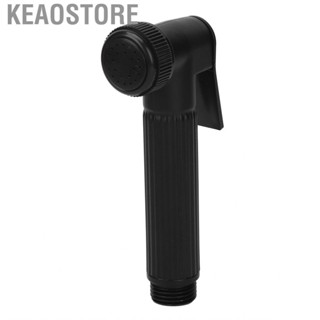 Keaostore Bidet Sprayer Head Supercharging Press Type Handheld for Toilet Black / Silver Hair Barber Salon q