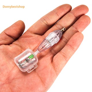 [Domybestshop.th] โคมไฟ LED ใช้แบตเตอรี่ สําหรับตกปลาหมึก