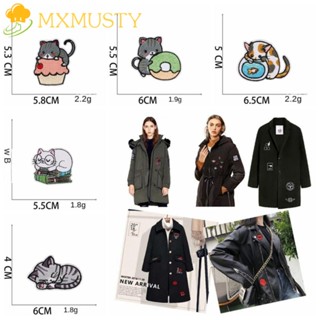 Mxmusty แผ่นแพทช์ ปักลายอุ้งเท้าแมวน่ารัก แฮนด์เมด DIY สําหรับติดเสื้อผ้าเด็ก