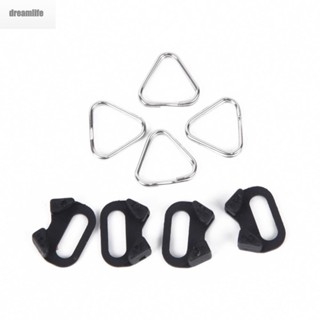 【DREAMLIFE】4pcs Triangular /Split Rings for Camera Back /Belt Strap /Buckle Accessories