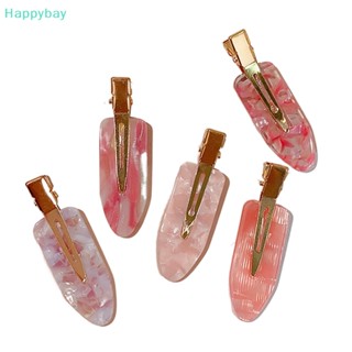 &lt;Happybay&gt; กิ๊บติดผม ไร้รอยต่อ ลายซากุระ สีชมพู เรียบง่าย สําหรับผู้หญิง ลดราคา