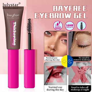 JULYSTAR Bayfree เจลเขียนคิ้ว 4 สี 16hr Lasting Waterproof Thickening Eyebrow Gel มาสคาร่าแต่งหน้าปากกาสักคิ้ว Tint Long Lasting