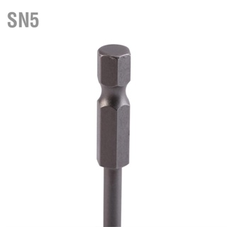 SN5 7 ชิ้น 1/4  Hex Shank 2/2.5/3/4/5/6/8mm 65mm Magnetic Ball ไขควง Bits