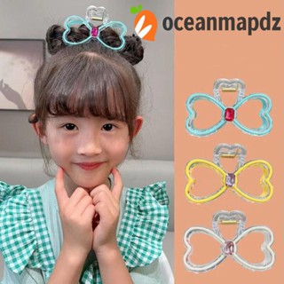 Oceanmapdz กิ๊บติดผม แบบกลวง ทรงเรขาคณิต Y2k ของขวัญใส สไตล์เกาหลีวินเทจ