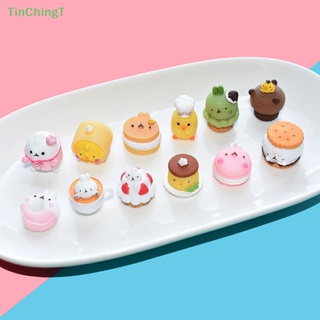 [TinChingT] โมเดลเค้ก คุกกี้ ขนมหวาน ขนาดเล็ก สําหรับตกแต่งบ้านตุ๊กตา 10 ชิ้น