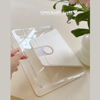 360° เคสอะคริลิค หมุนได้ พร้อมช่องใส่ดินสอ สําหรับ Xiaomi Pad 5 Pro Mipad5 11 นิ้ว Xiaomi Pad 6 2023 Pad 6Pro 11.0 นิ้ว