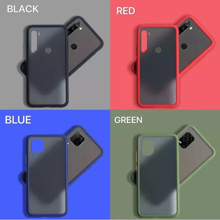 เคส Samsung galaxy A7 2018 เคสออปโป้ ขอบสีผิวด้าน กันกระแทก TPU Case