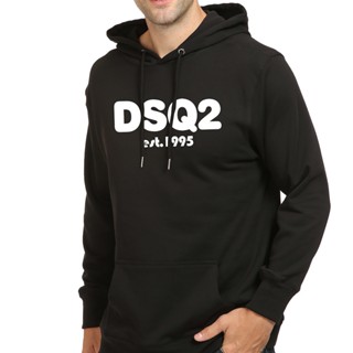 Dsq2 ใหม่ เสื้อกันหนาว มีฮู้ด พิมพ์ลาย แฟชั่นฤดูใบไม้ร่วง และฤดูหนาว สําหรับผู้ชาย