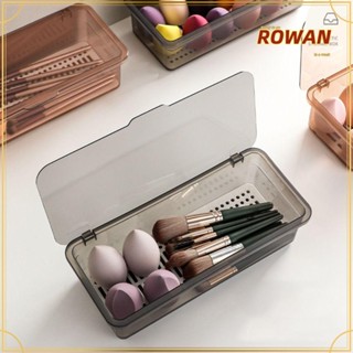 Rowans กล่องเก็บลิปสติก แบบใส กันฝุ่น พร้อมฝาปิด